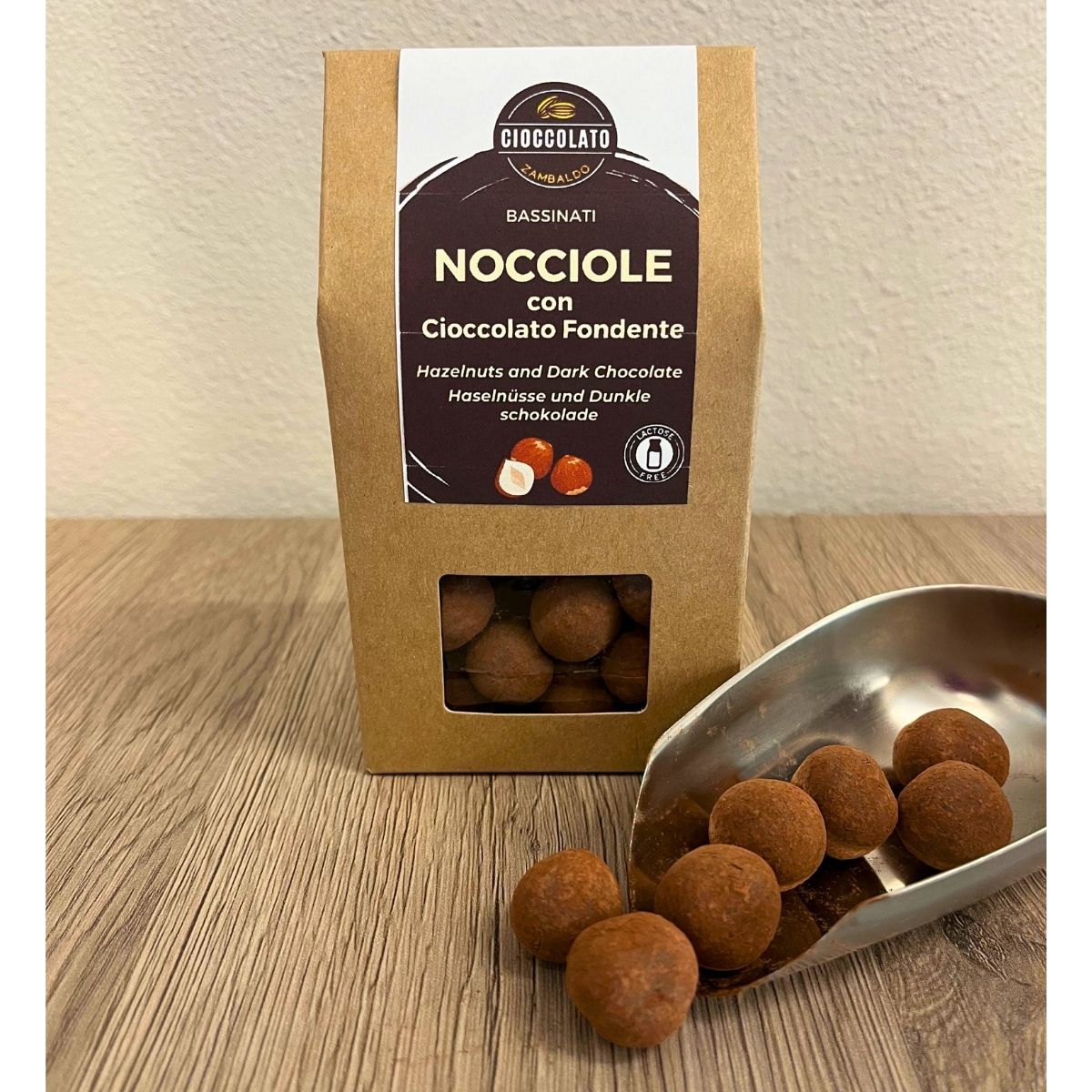 BASSINATI NOCCIOLE FONDENTE - Dragées di nocciole con cioccolato fondente