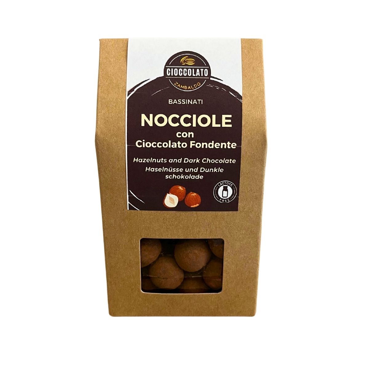 BASSINATI NOCCIOLE FONDENTE - Dragées di nocciole con cioccolato fondente
