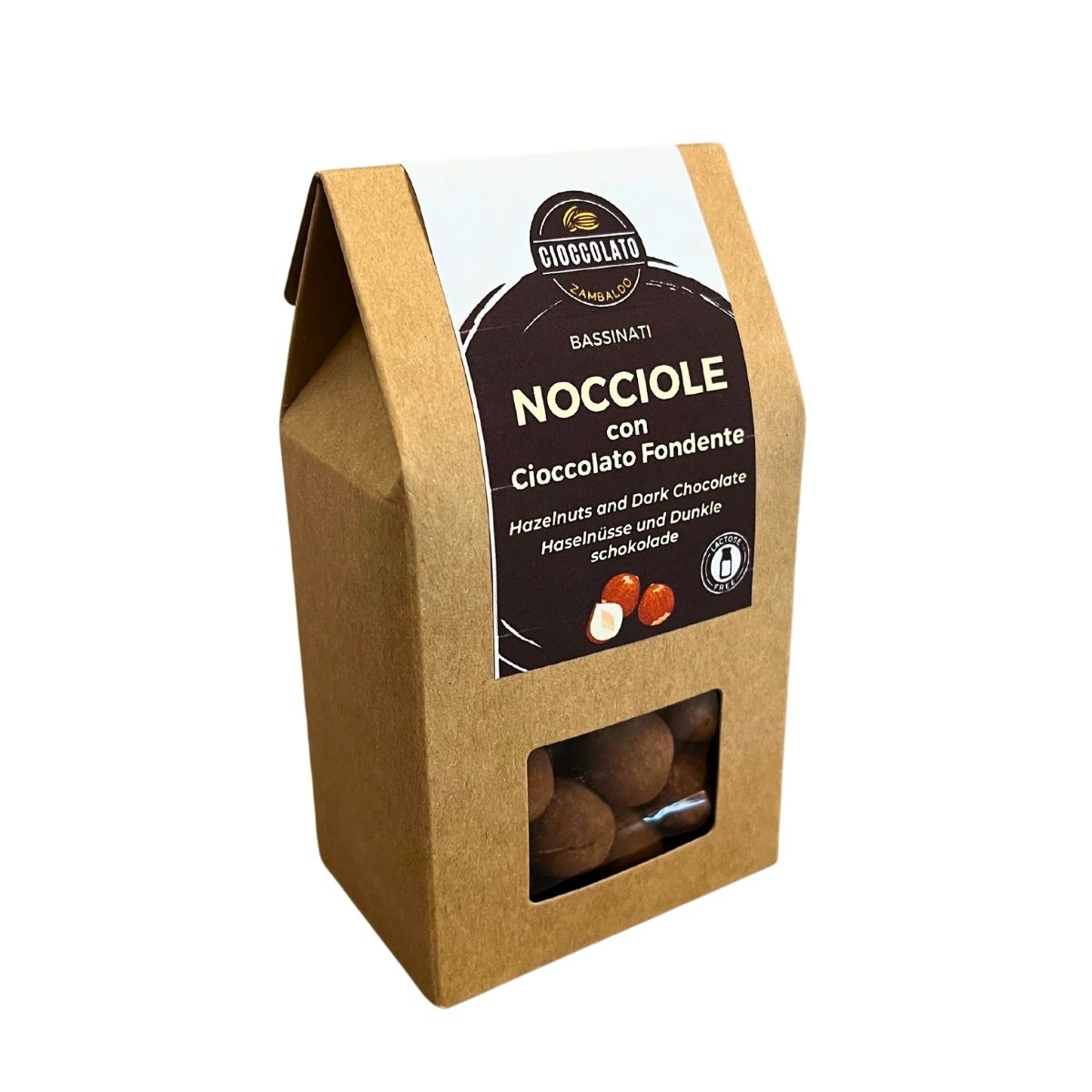 BASSINATI NOCCIOLE FONDENTE - Dragées di nocciole con cioccolato fondente