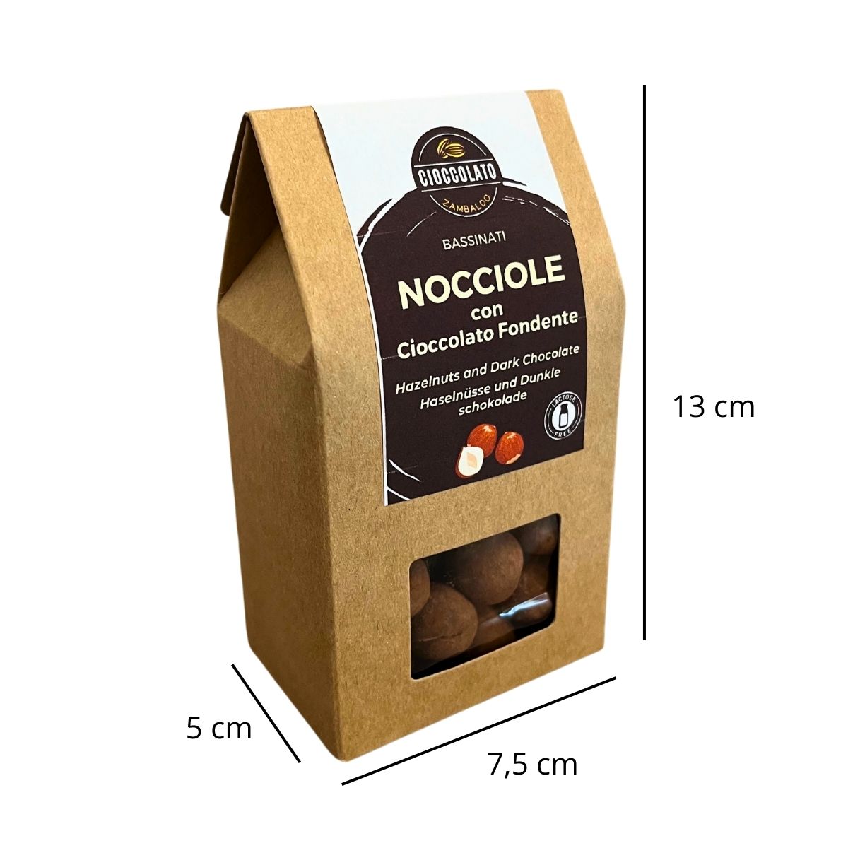 BASSINATI NOCCIOLE FONDENTE - Dragées di nocciole con cioccolato fondente